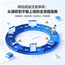 网站改版注意事项:从调研到平稳上线的全流程指南